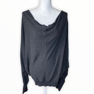 AllSaints cowl-neck  long sleeve sweater  size 10